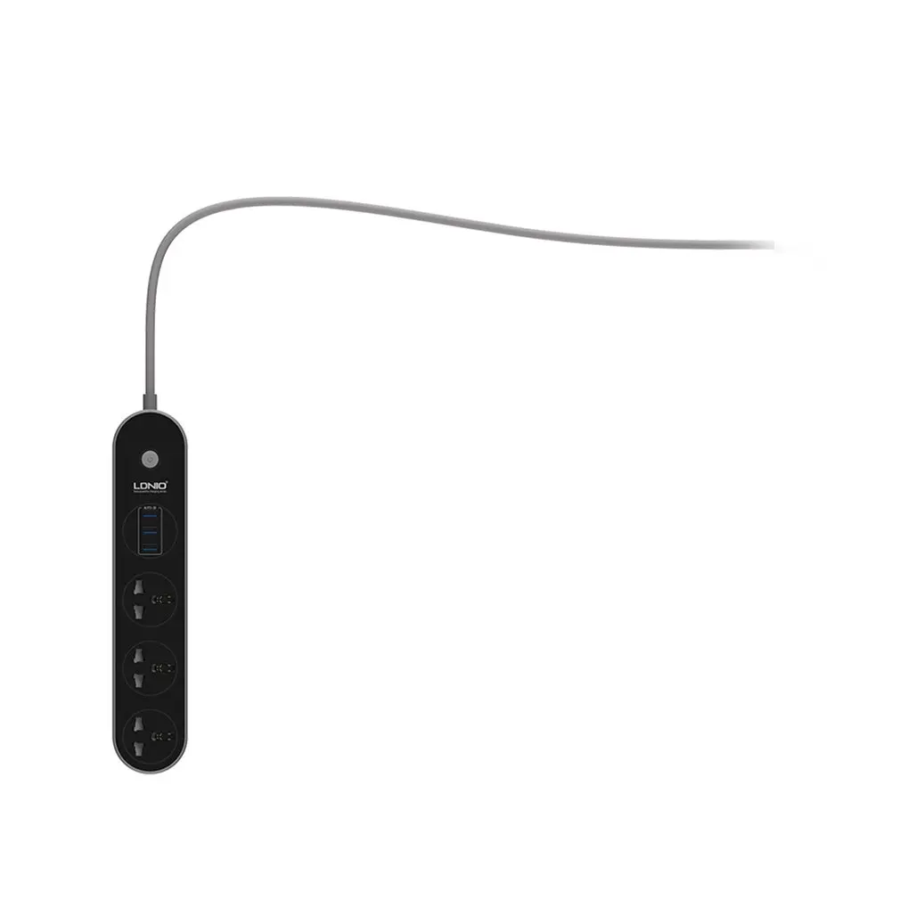 Multifunction 1.6m Power Srip with 3 USB Ports Extension Plug Fast Charging Socket Home Electronics for EU/US/UK | Обустройство дома