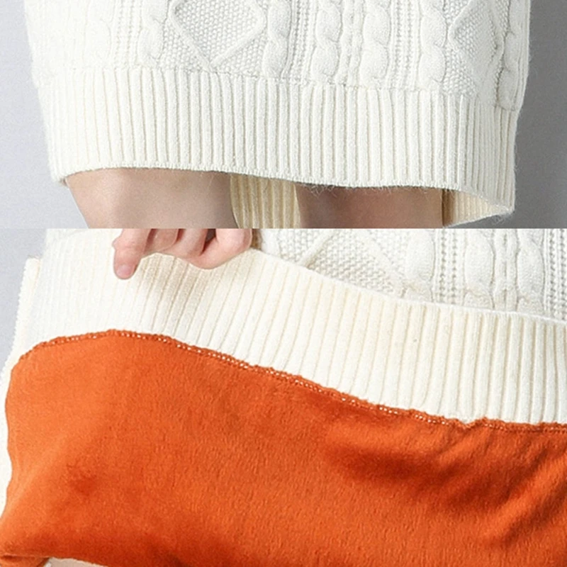 Новый свитер женский осенне-зимний длинный пуловер плюс бархатный платье