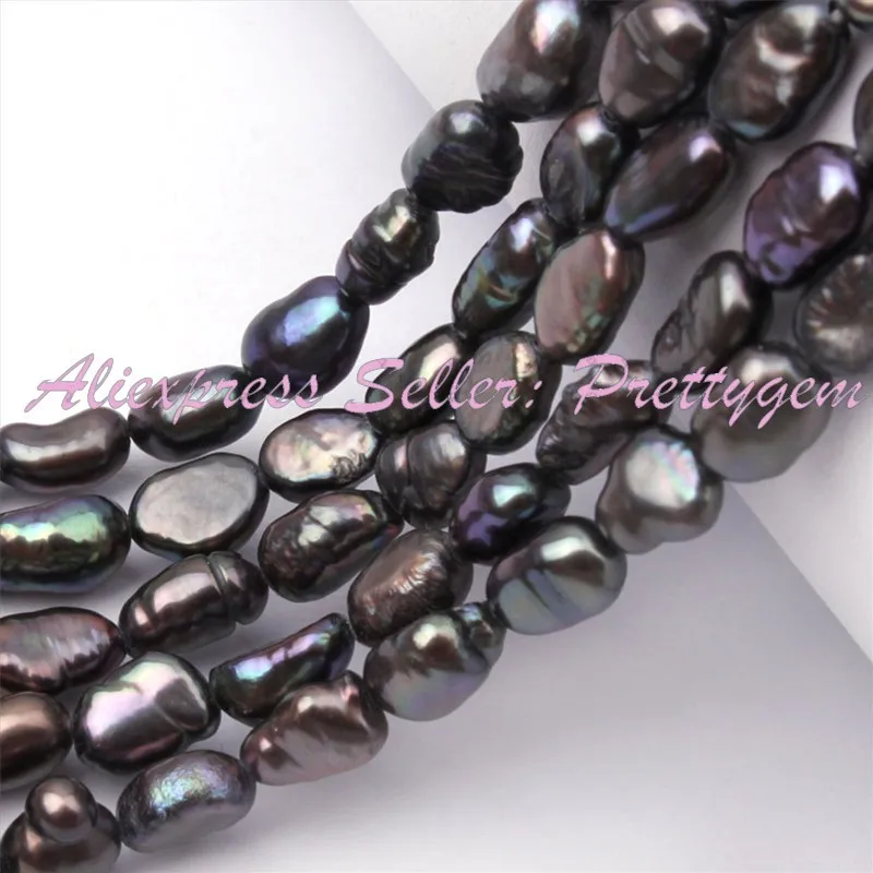 4-6x5-8mm Freeform пресноводный жемчуг Натуральный камень Бусины для DIY Цепочки и ожерелья bracelat ювелирных изделий Свободные Strand 1"