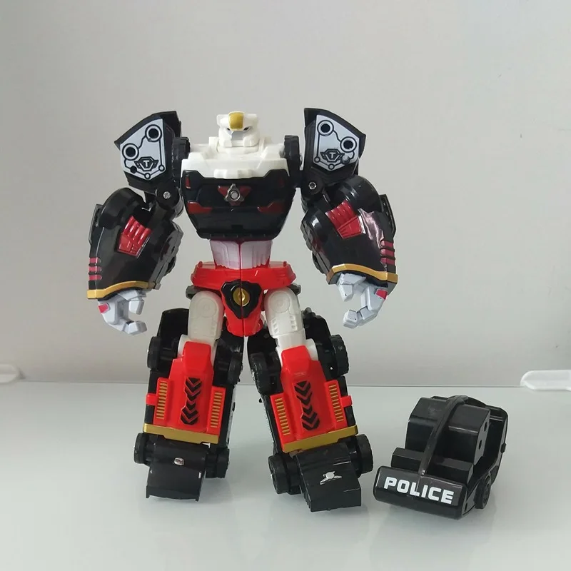 Автомобиль робот игрушки черный Tobot 4 в 1 Трансформация Робот 4 автомобиль сливается Деформация Модель коллекционные игрушки детские рождественские подарки