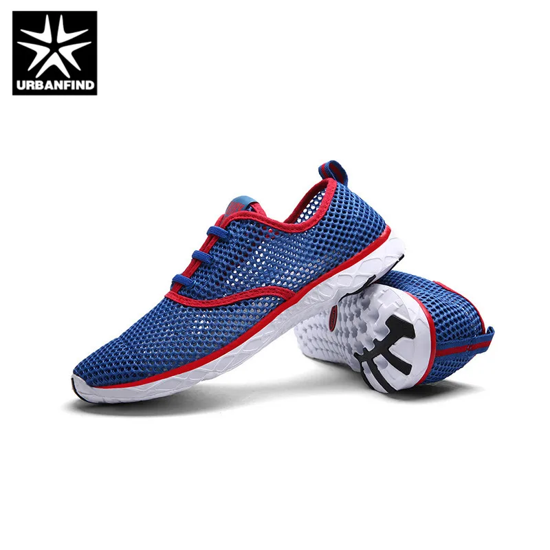 URBANFIND Summer Mesh Shoes Unisex Breathable Sneakers Size 36-45 Soft Light Male Female Casual 6 Colors | Обувь