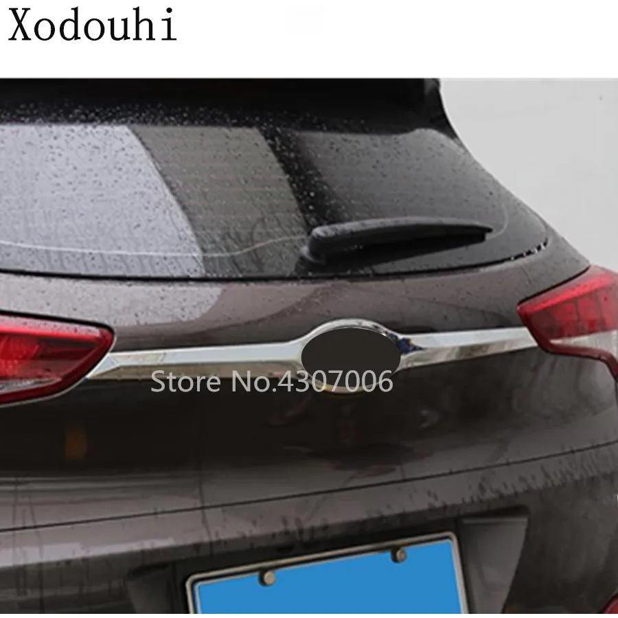 1 шт. хромированная крышка багажника для Hyundai Tucson 2015 2016 2017 2018|Хромирование| |