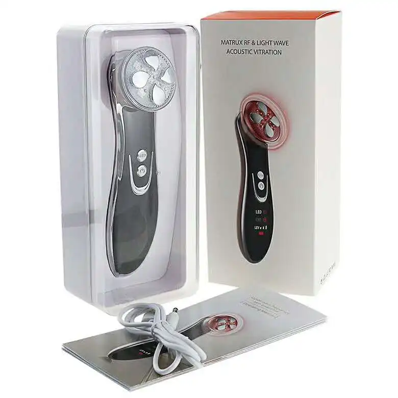 RF радиочастотный косметический аппарат для очистки лица LED фотон омоложение кожи