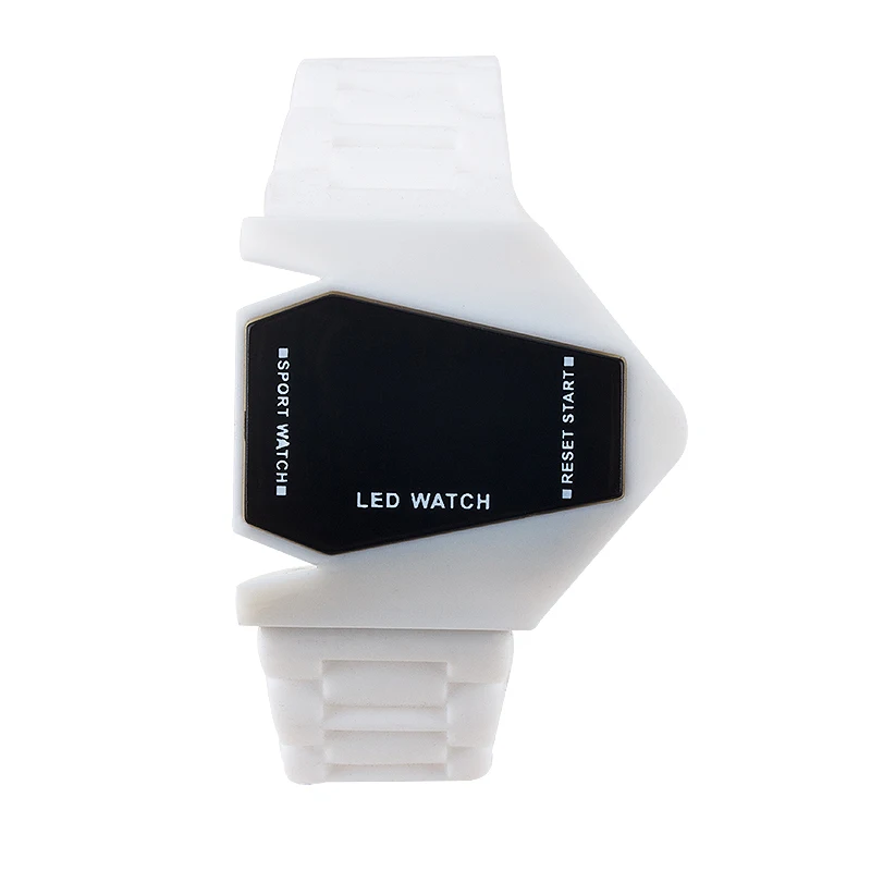 Модные электронные часы для мужчин и женщин светодиодные модель plane оригинальный