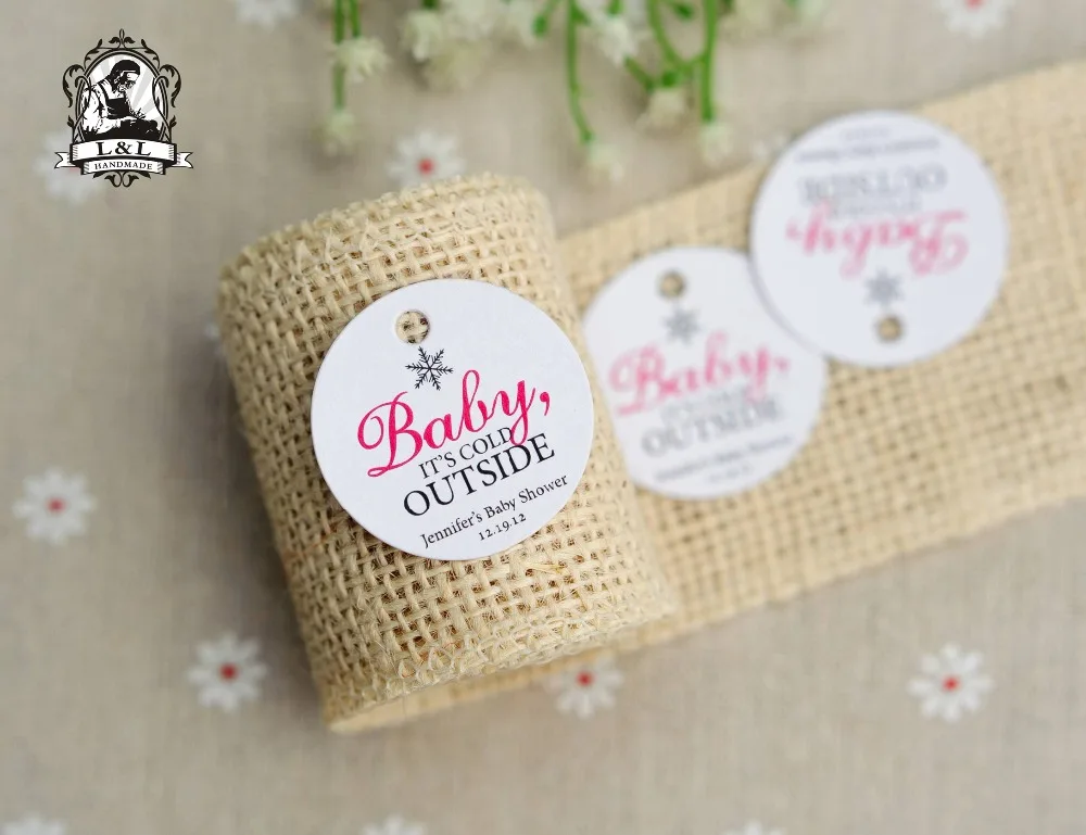 200 pcs 3.5cm round kraft/white paper label Clothing Merry Christmas Holiday Literature and art Child gift | Дом и сад