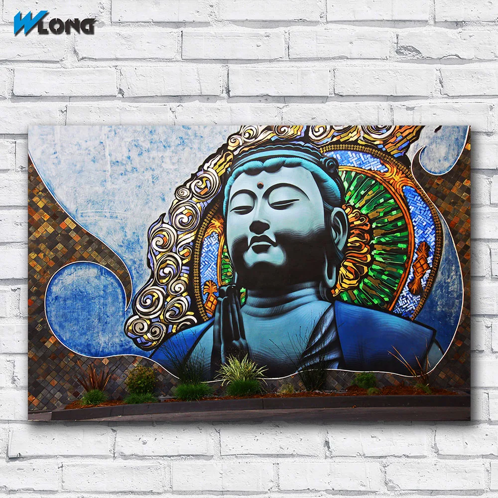 

Large size Printing Oil Painting Retna Koreatown, Los Angeles art canvas print pictures for living room and bedroom No Frame