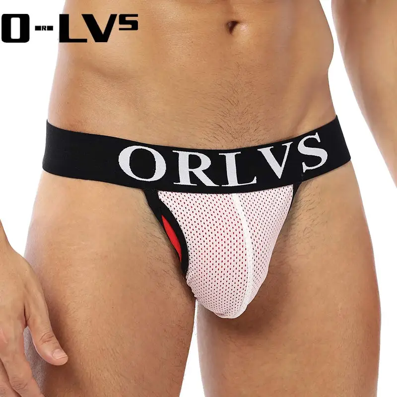 C мужское сексуальное нижнее белье ORLVS jockstrap стринги мужские Tanga Jocks трусы OR136| |
