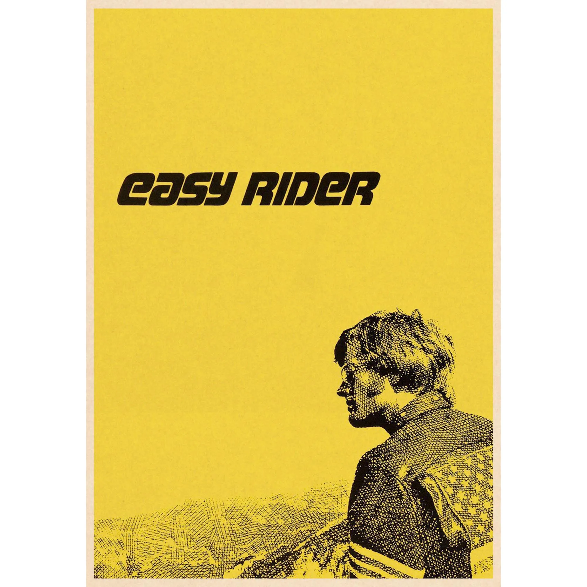 Easy Rider домашний интерьер украшения Крафт Фильм плакат рисунок core наклейки на стену 42*30 см