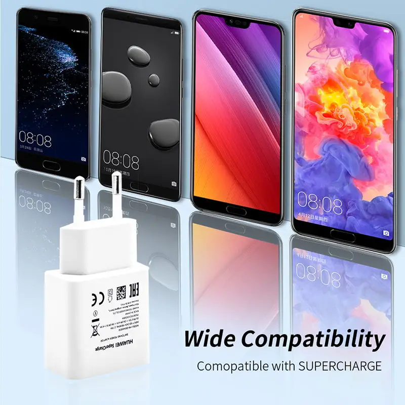 Быстрое зарядное устройство Huawei с USB-портом для путешествий оригинал 5 В 4 А Type C Mate