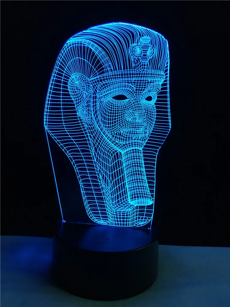 GAOPIN Египетский Сфинкс декоративный светильник ing кабель 3D светодиодный USB