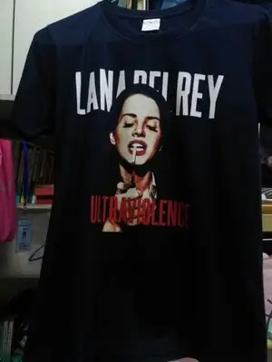 Мужская футболка с короткими рукавами Xuanyutee Lana Del Rey ULTRAVIOLENCE хлопковая Футболка