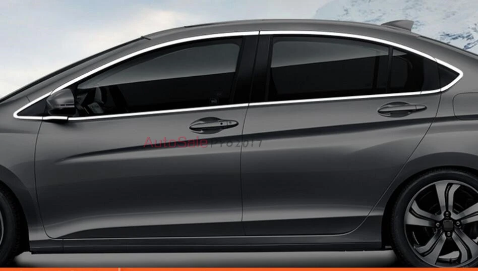 Верхняя и нижняя Обложка из нержавеющей стали для подоконника 16 шт. Honda City 2014 2015