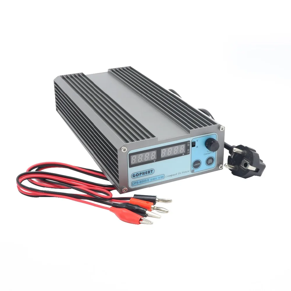 CPS-6005II блок питания с переключением постоянного Питание 0-60V0-5A постоянного/переменного тока, Питание 110 V/220 V