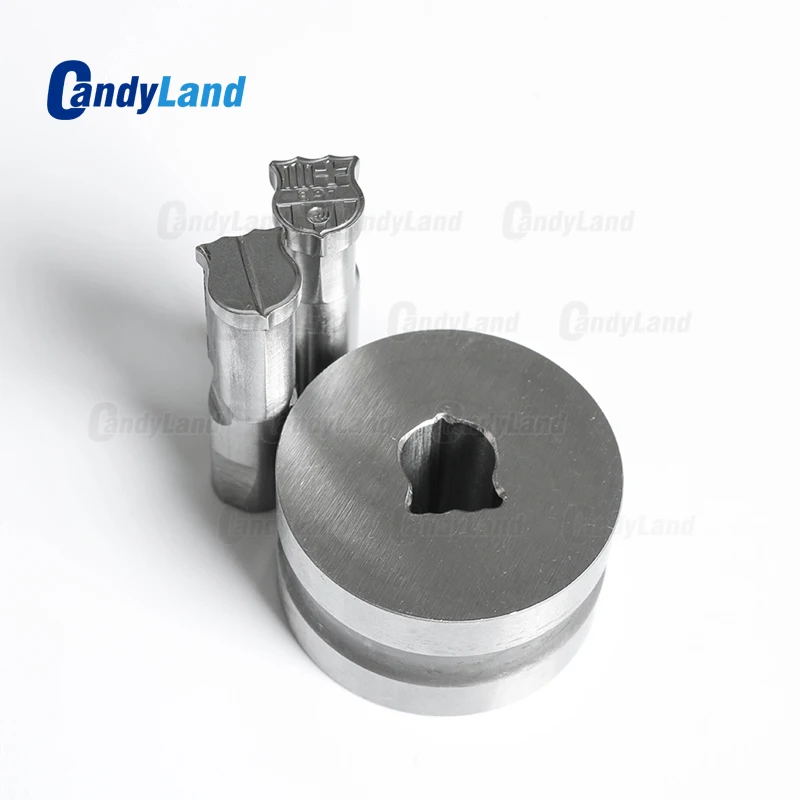 

CandyLand Football Milk Tablet Die 3D Punch Press Mold Candy Punching Die Custom Logo Calcium Tablet Punch Die For TDP5 Machine