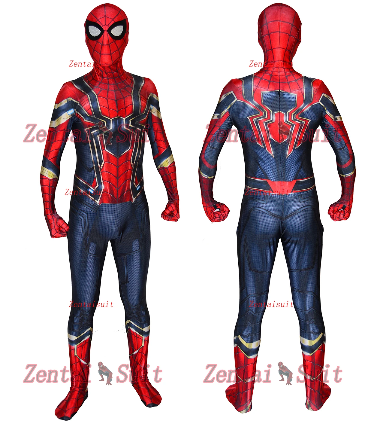Костюм Человека паука Железный Человек паук MCU версия 3 Костюмы супергероя