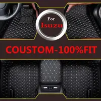 Fashion Trend Auto Interior Car Mats 3d Covered Carpet Floor Mats Pu Leather For Isuzu Ruimai Isuzu D-Max Mu-X