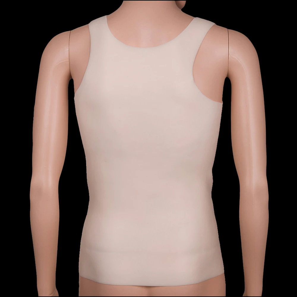 Искусственная грудь белая силиконовая искусственная толщина грудных мышц 2 5 см