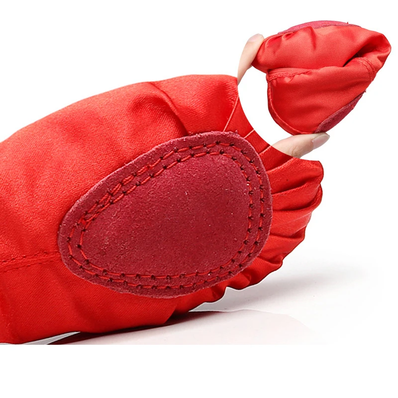 Обувь для танцев в стиле Секрет цветка мягкие износостойкие Женские Красные