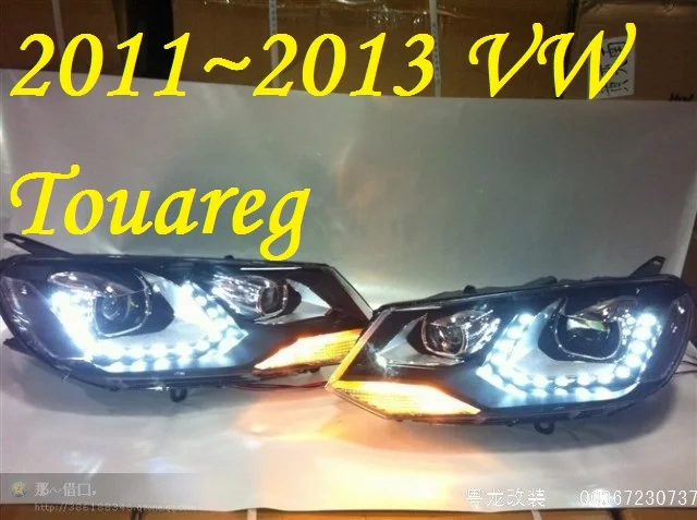 headlight HID, 2011~, автомобильный Стайлинг для Touareg фар, sharan, Golf7, routan, saviro, polo, passat, magotan, Touareg Головной фонарь - Цвет: headlight