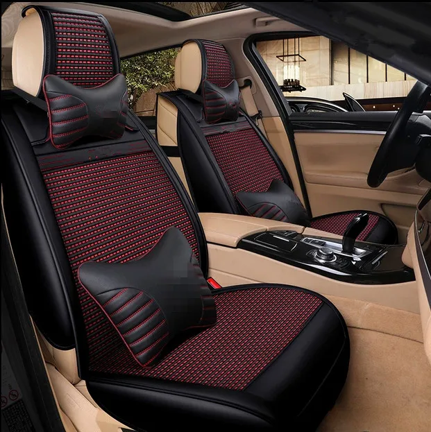 2017 Newly! Full set car seat covers for Volvo V60 2015-2008 comfortable durable fashion breathable Free shipping | Автомобили и