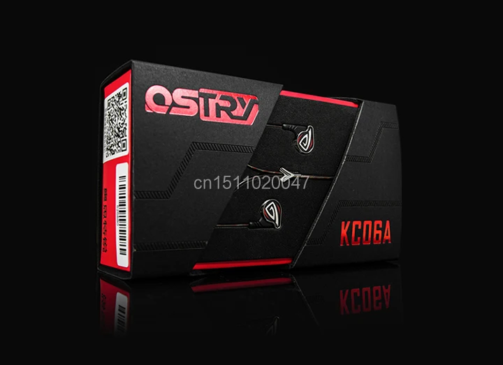 В штучной упаковке! Ostry KC06A KC06 высококачественный профессиональный Hifi всеядный вакуумное покрытие в ухо стерео музыка DJ наушники-вкладыши