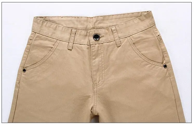 Брюки мужские прямые хлопковые классические длинные штаны в деловом стиле