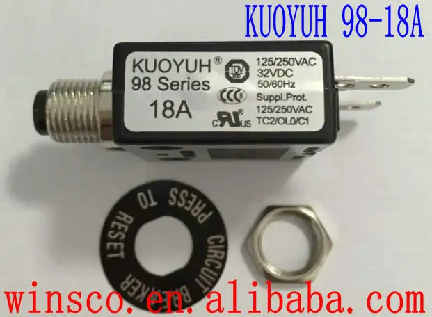 Выключатель тока 98-18A 100% KUOYUH 98 SERIES 18A | Обустройство дома