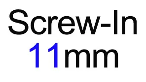 Screw In 11mm Розничная 20 штук = 10 пар круглых силиконовых носоупоров Размер 9 мм 11 мм Ввинчивающийся или нажимной Тип опционально - Цвет: Screw In 11mm