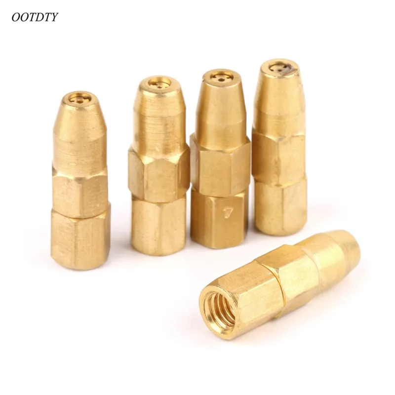 Набор наконечников для газовой сварки OOTDTY 5 шт./компл. насадки H01-2 аксессуары 1 #2 #3