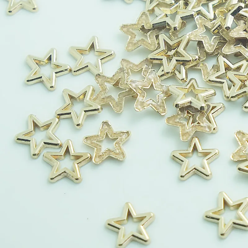 Декоративные металлические заклепки горячей фиксации пятиконечная звезда шип