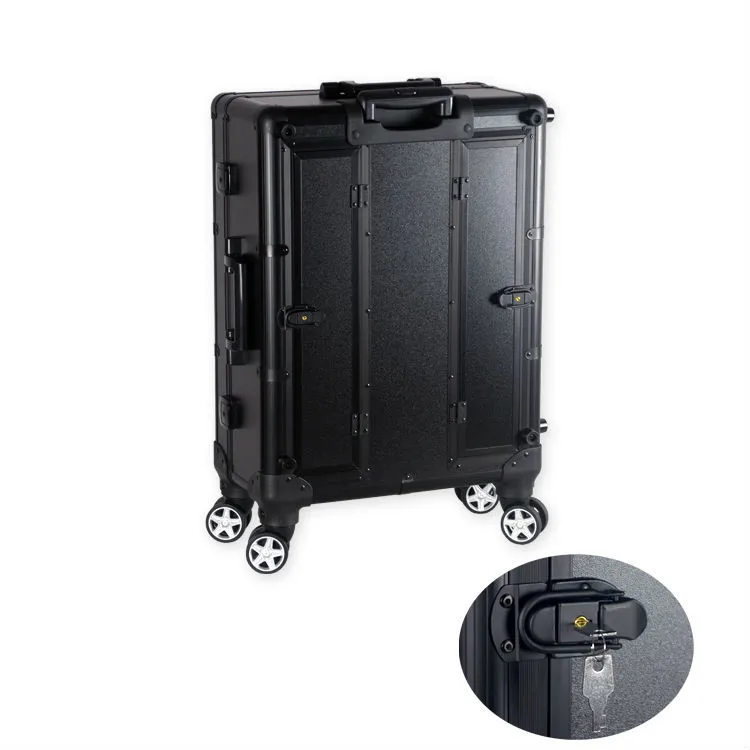 Professional Макияж чехол с зеркалом освещенные коробка с removerable Колёса типов с ног и без