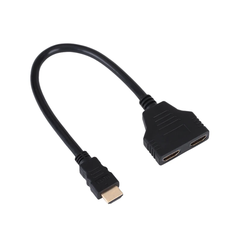 50 шт. HDMI 1 папа к двойному 2 Женский Y сплиттер кабель адаптер HD LED LCD TV|hdmi 2|hdmi 1y splitter