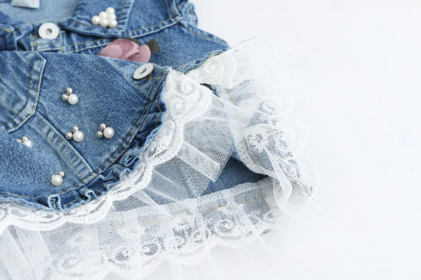 Осенний жилет для маленьких девочек пальто джинсовая куртка без рукавов с