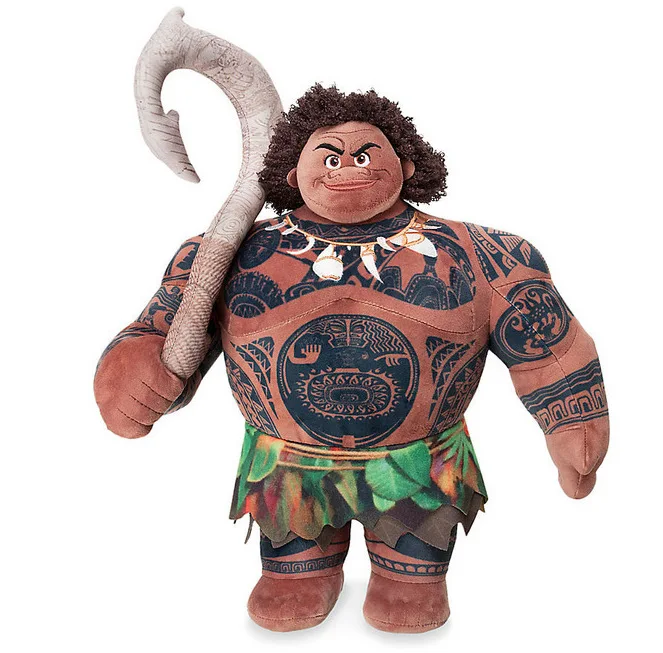 maui 40cm Моана плюшевые игрушки каваи принцесса Моана Мауи Heihei Плюшевые игрушки мультфильм Моана Приключения куклы игрушки подарок для детей девочек - Цвет: maui 40cm
