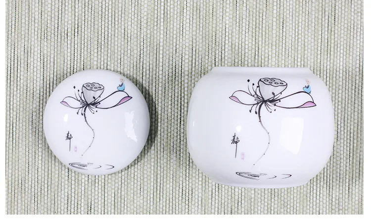 1 шт. китайский контейнер для чая керамический Puer банка хранения маленький JM 006 |