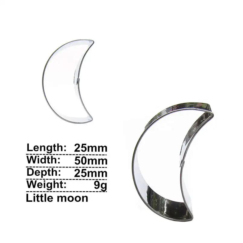 Формы для вырезания печенья в форме маленькой Луны из 4 частей инструменты