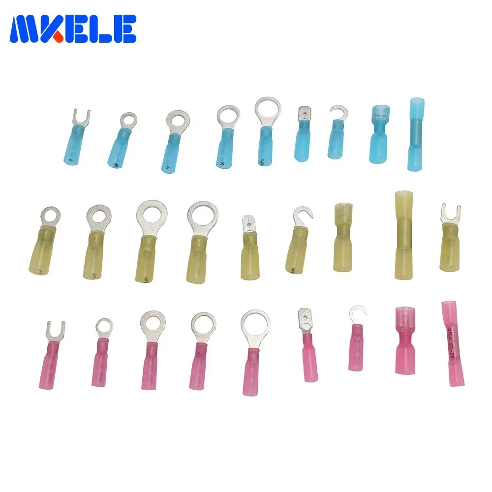 Водонепроницаемые термоусадочные сортировочные терминалы 270 штук трубчатая