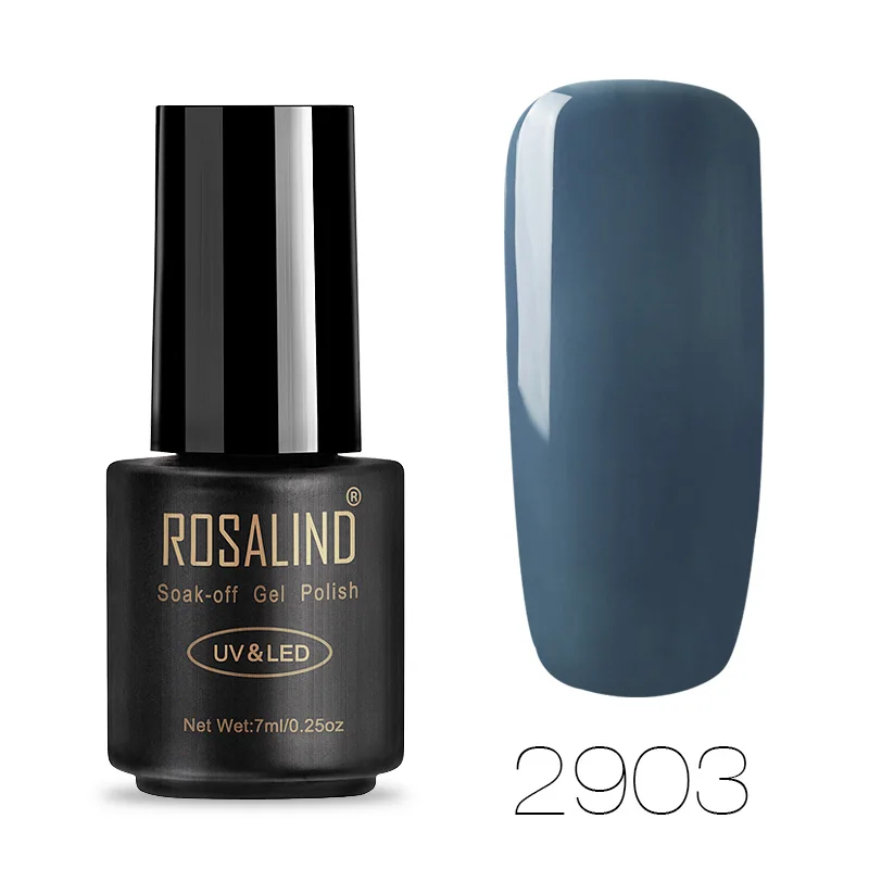 RA2903 ROSALIND Гель-лак для ногтей гель-праймер полуперманентное верхнее покрытие УФ 7 мл цвета все для маникюра Гибридный Гель-лак для нейл-арта - Цвет: RA2903
