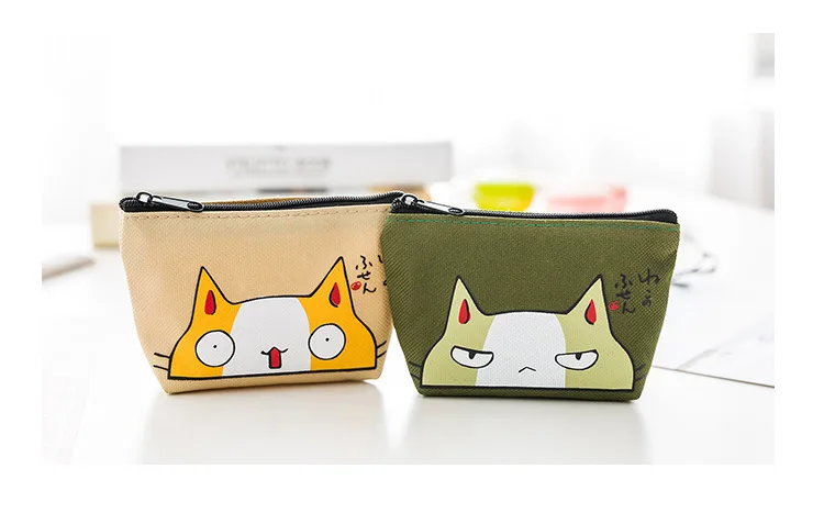 UOSC Cat Кошельки для монет женские кошельки маленькие милые Мультяшные животные держатель для карт сумка для ключей Сумки для денег для девочек дамские сумочки для детей