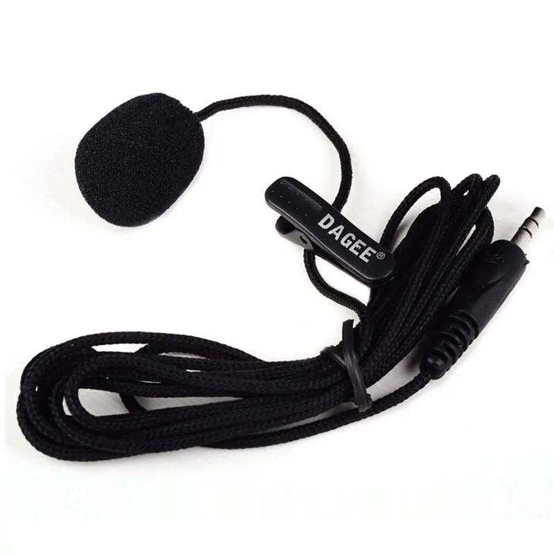 Lavalier Microphone Mini Portable Braided Cord Line Clip-on Mic for Micor with Retail Box Dagee DG-001 MIC | Электроника