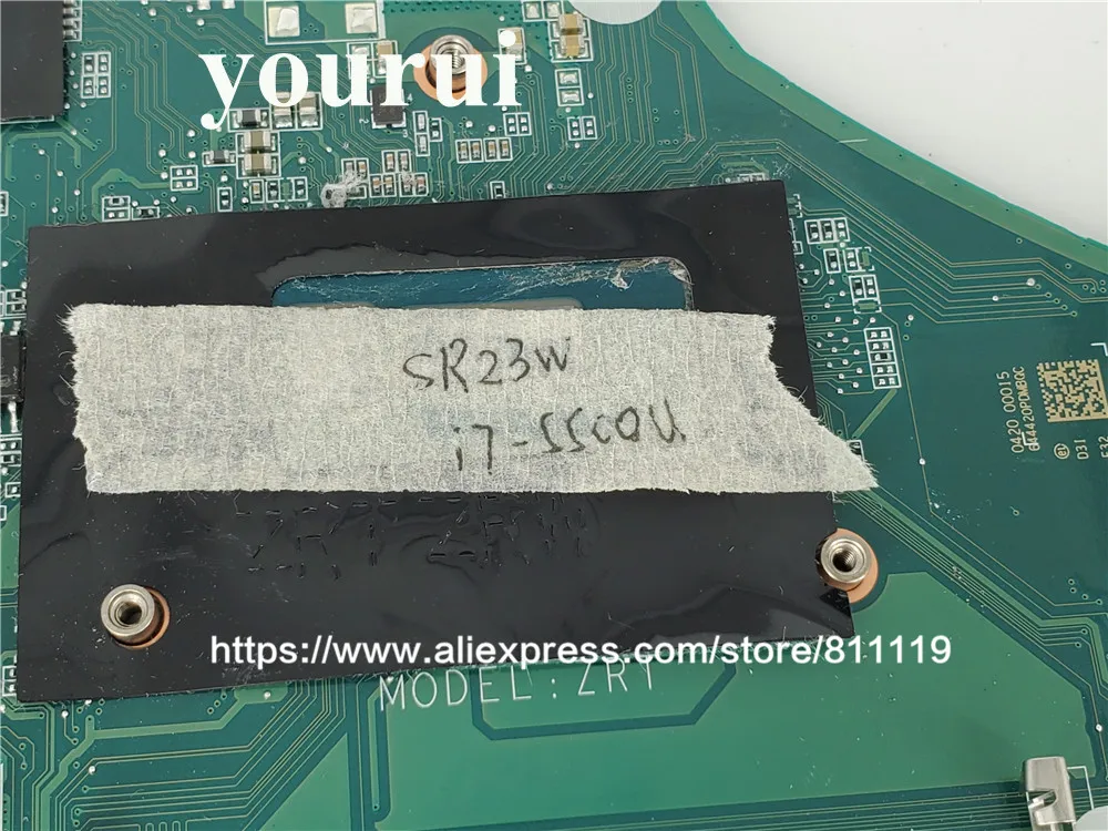 Для Acer Aspire E5 573 573G Материнская плата ноутбука I7 5500U Процессор NBG1T11001 DA0ZRTMB6D0