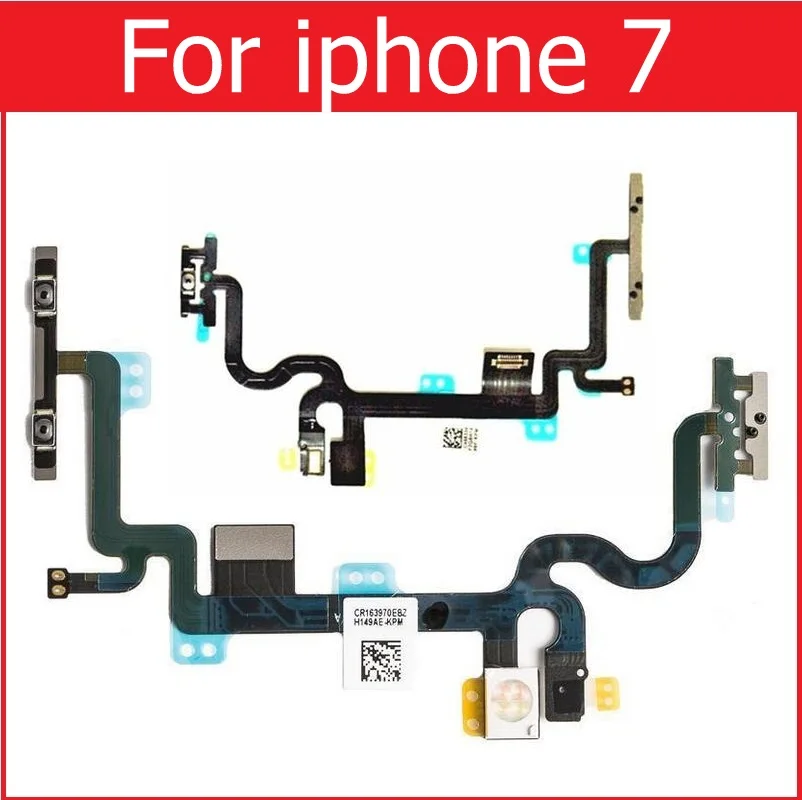 Гибкий кабель включения/выключения питания для iPhone 6 6s 7 8 plus X Xs Max Xr Боковая кнопка