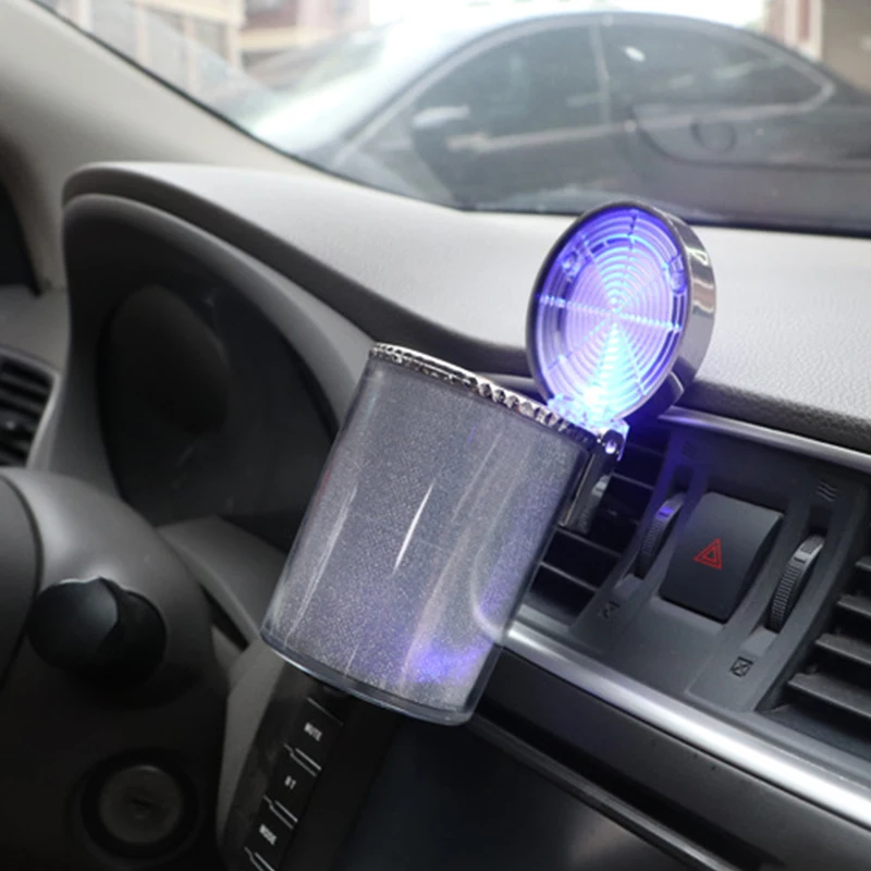 Новая автомобильная пепельница светильник кой для сигарет сигар контейнер с