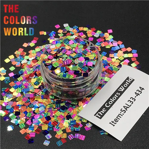 SAL33-434 200g TCT-189 Holographic Stripe Glitter Mix Size Shape For Nail Glitter Nail Art Decoration Nail Gel Makeup Facepaint Manual DIY - Цвет: SAL33-434 200g