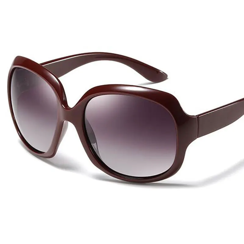 Модные негабаритные квадратные поляризационные солнцезащитные очки для женщин