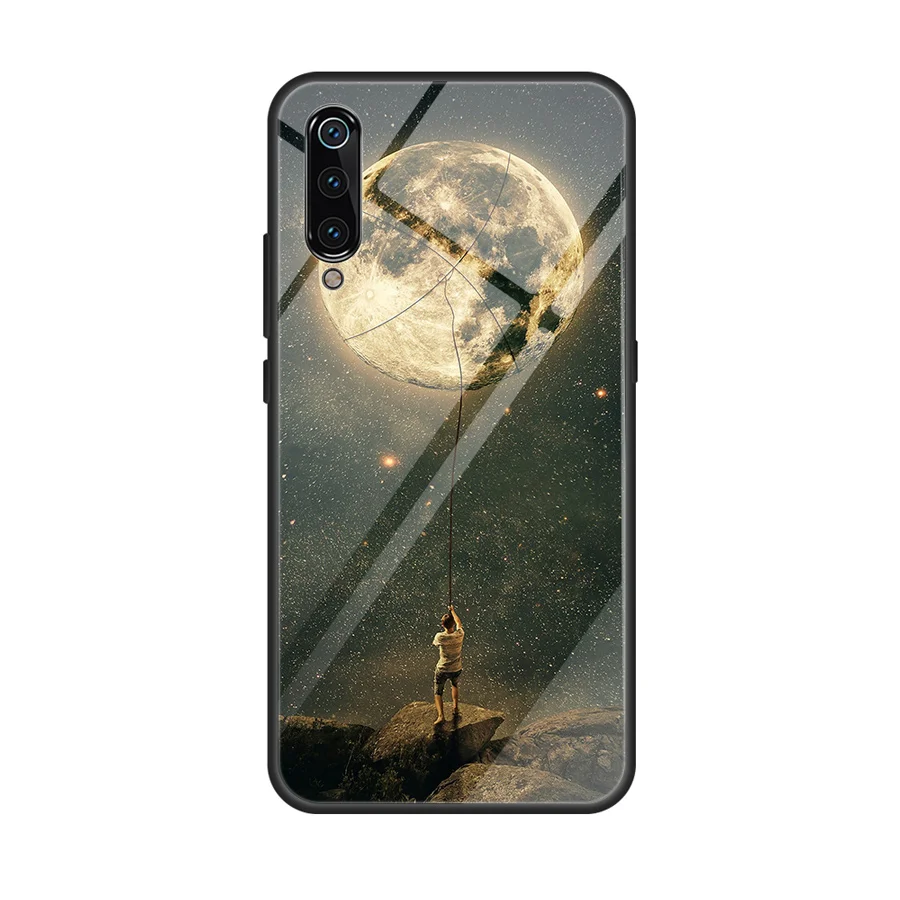 FM014 Стеклянный чехол IQD для Xiaomi Redmi mi 9 mi 8 Lite mi 6X A2 5X A1 F1 mi x 3 5 Plus 6 Note 7 5 6 Pro, защитный чехол из ТПУ - Цвет: FM014