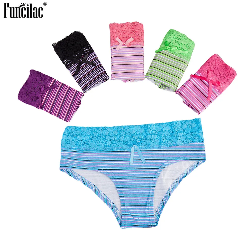 Трусики женские кружевные бесшовные 5 шт./лот|Женские трусики| |