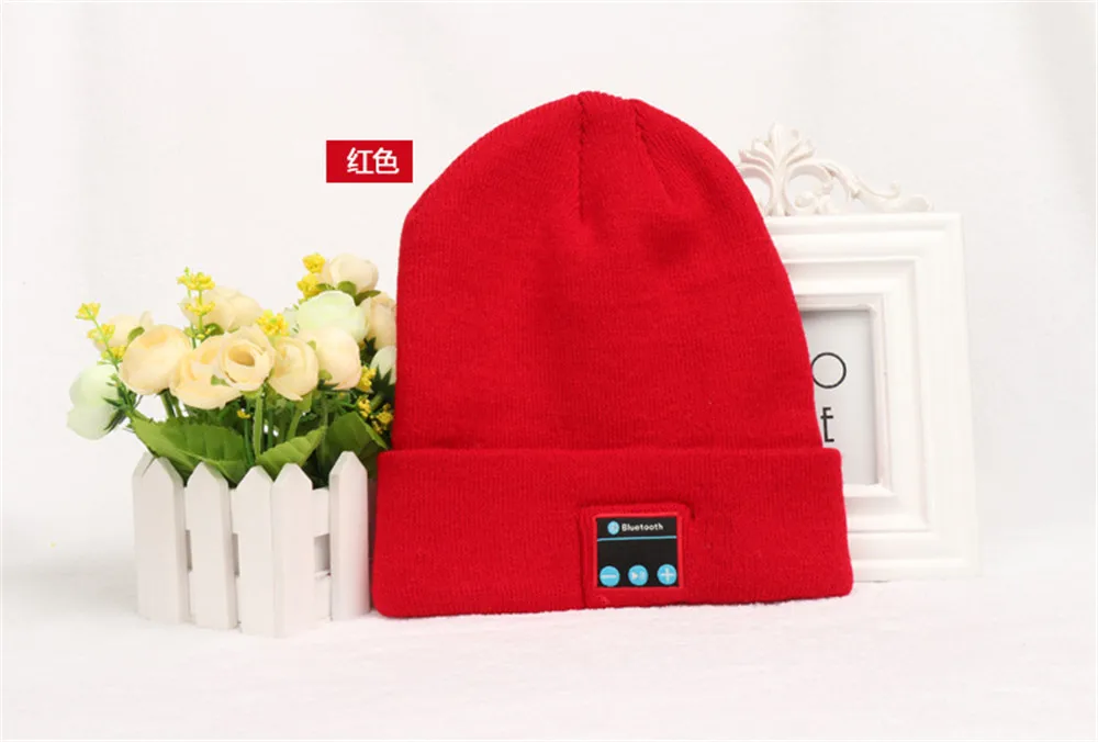 Smart Wearable Bluetooth Hat Earphone outdoor sport Warm Beanie Wireless Music Cap Headphone Headset With Micphone 50pcs/lot | Электроника