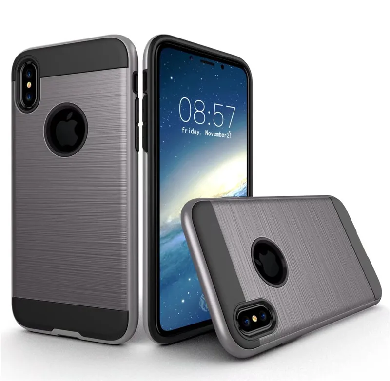 Q UNCLE Luxury Hybrid Shockproof Tough Armor Rubber Hard Back Cover For iPhone 7 7Plus 6 6S 6Plus 8 X XR XS MAX |