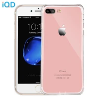 iqd for iphone x 8 7 plus cases thin clear soft flexible gel tpu transparent skin scratch proof bumper case for iphone 6 6s plus